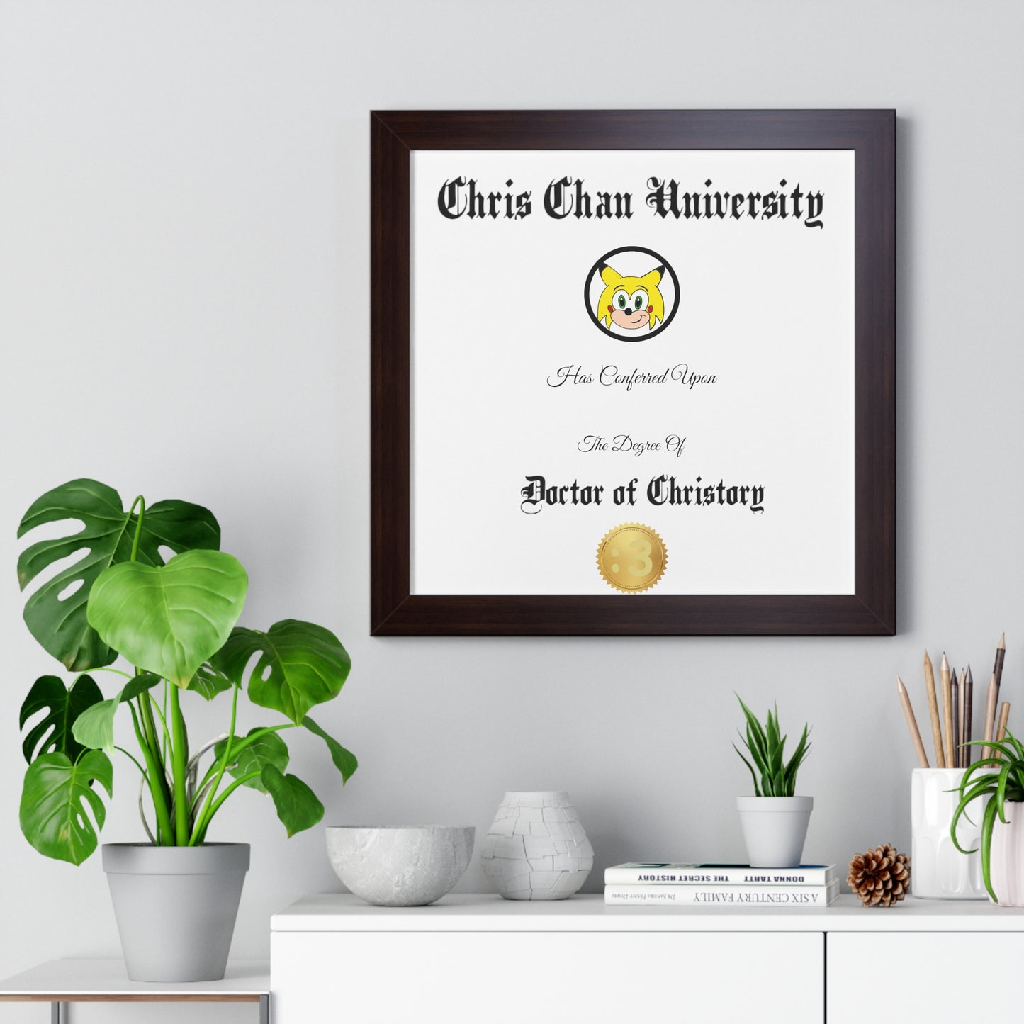 Christory Framed Horizontal Poster