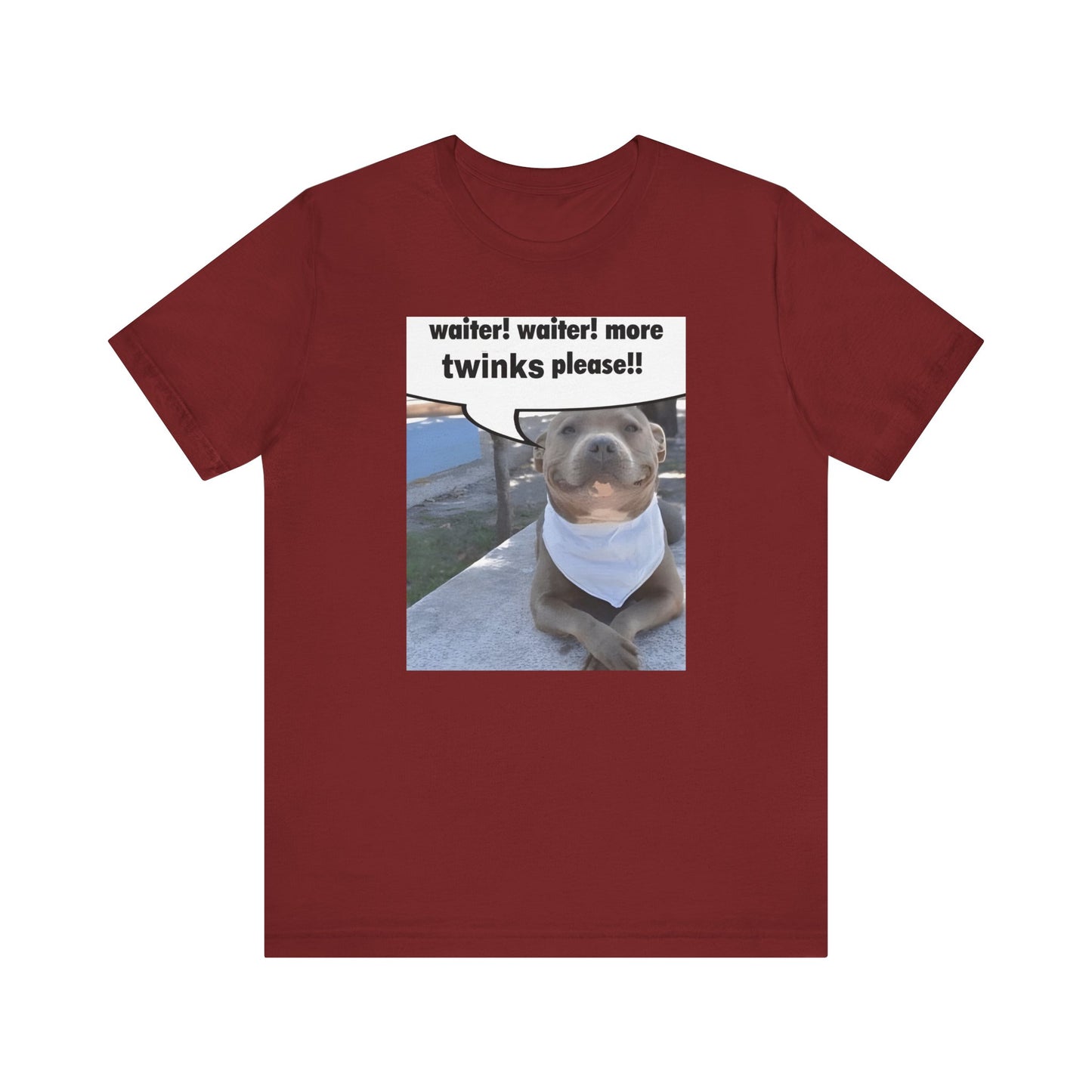 Waiter! More Twinks Please! Unisex Short Sleeve Tee Shirt