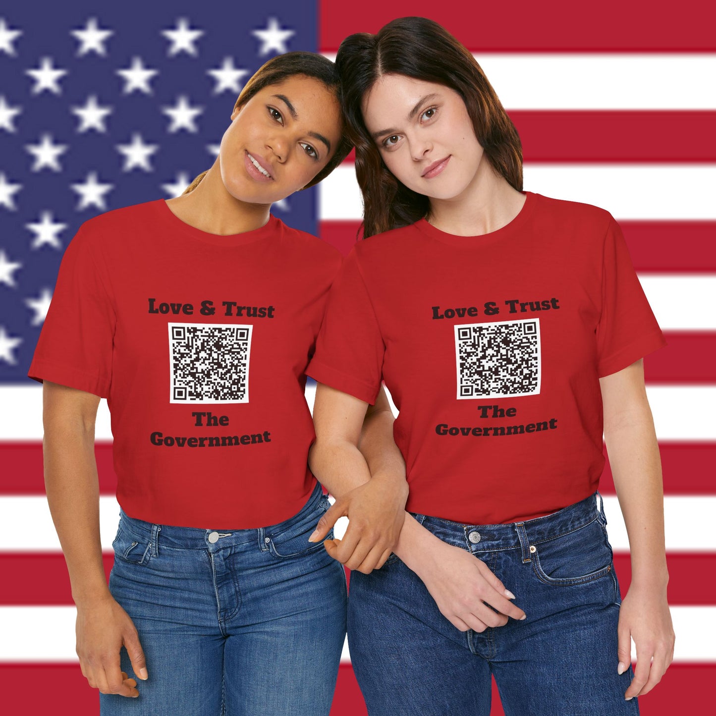 Love & Trust The Government Unisex Short Sleeve Tee