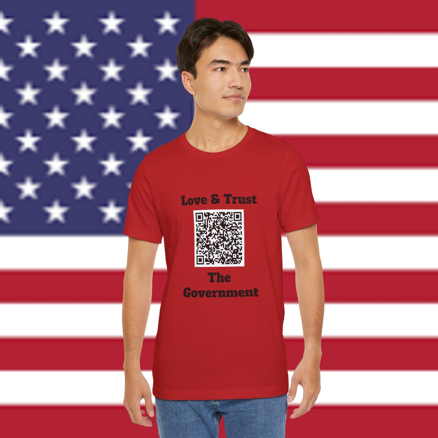 Love & Trust The Government Unisex Short Sleeve Tee