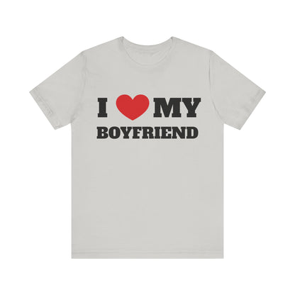 I Heart My BF Unisex Short Sleeve Tee