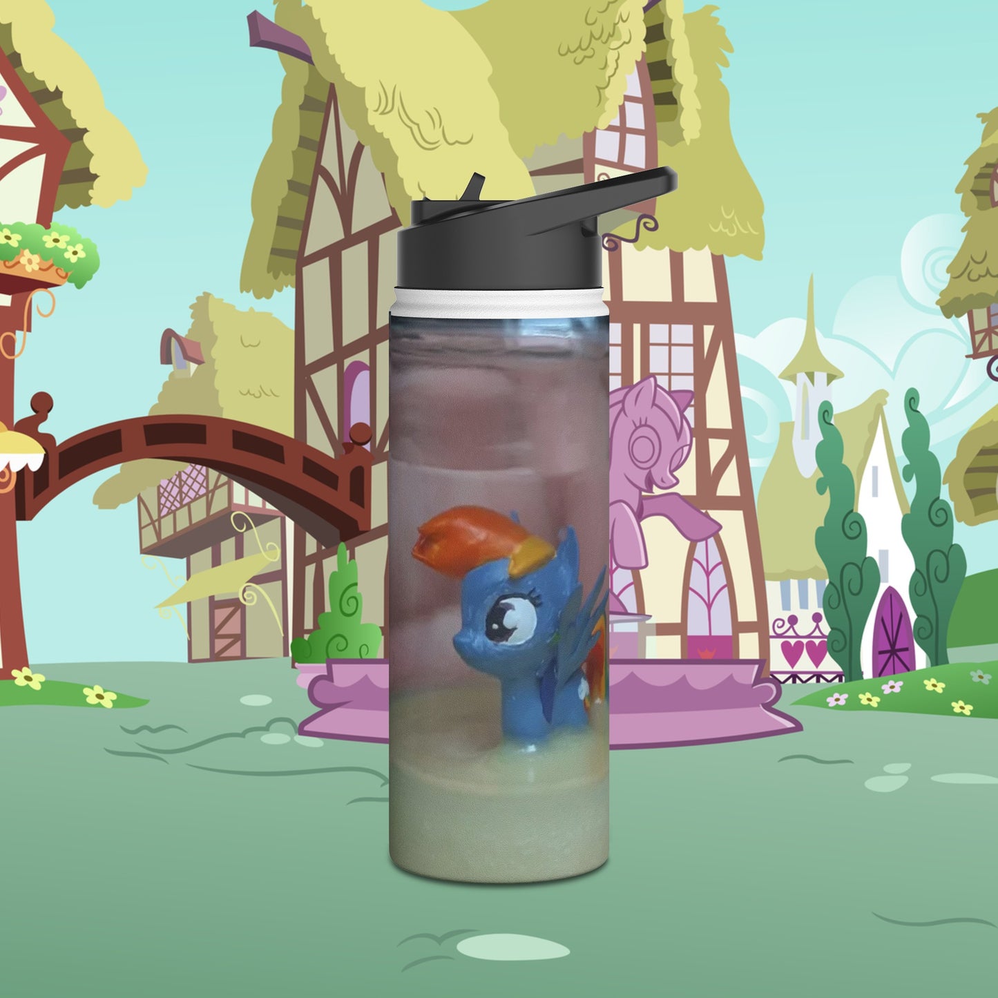 MLP jar Stainless Steel Water Bottle, Standard Lid