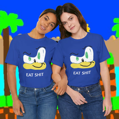 Legally Distinct The Hedgehog Eat Shit Unisex Short Sleeve Tee