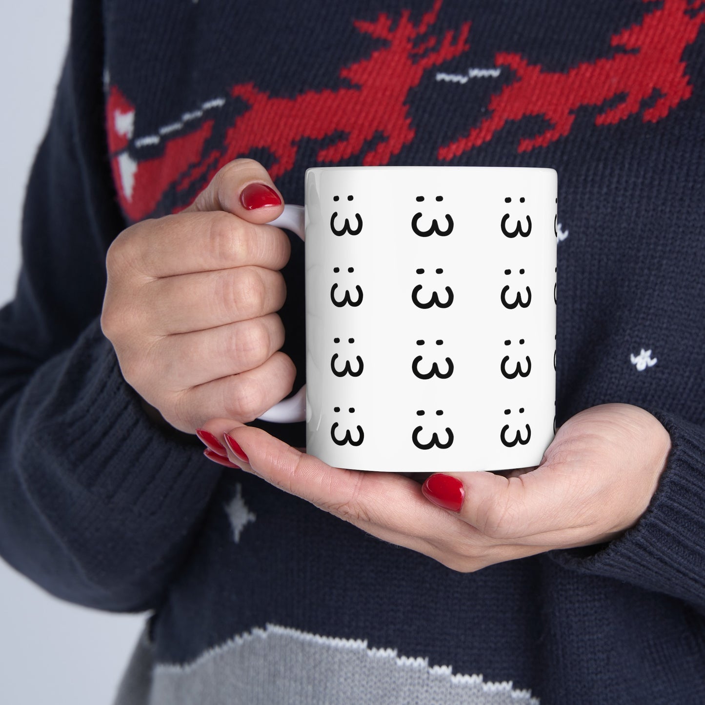 :3 Ceramic Mug, 11oz