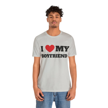 I Heart My BF Unisex Short Sleeve Tee