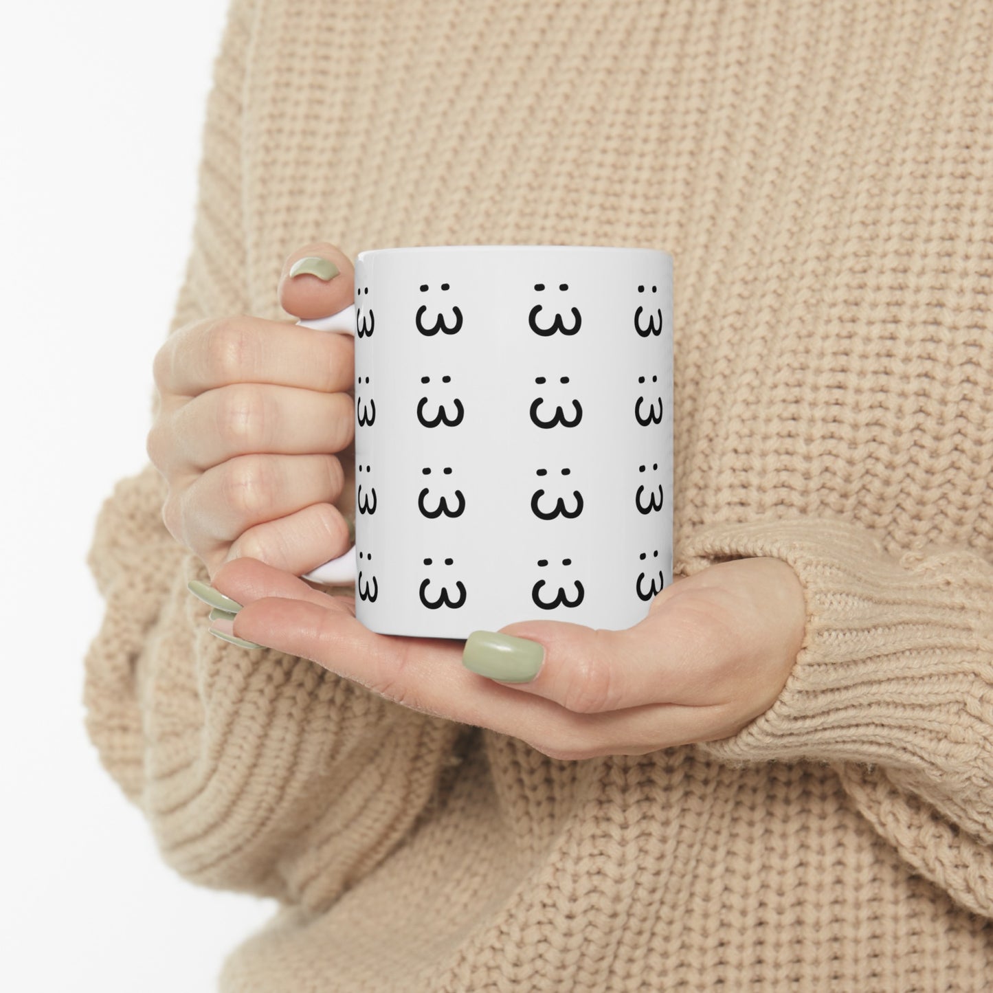 :3 Ceramic Mug, 11oz