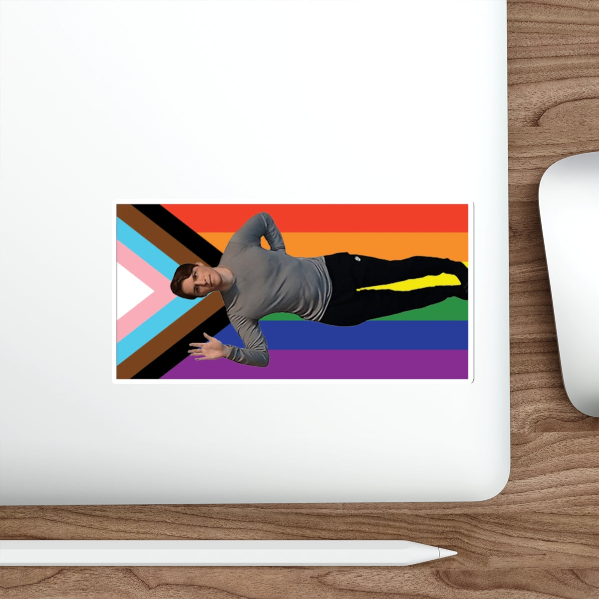 Jerma Pride Flag Die-Cut Stickers