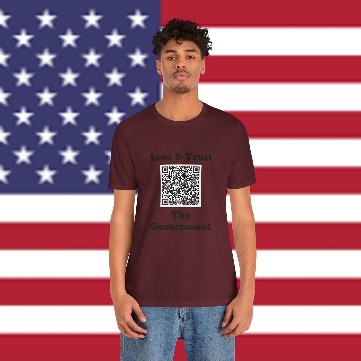 Love & Trust The Government Unisex Short Sleeve Tee