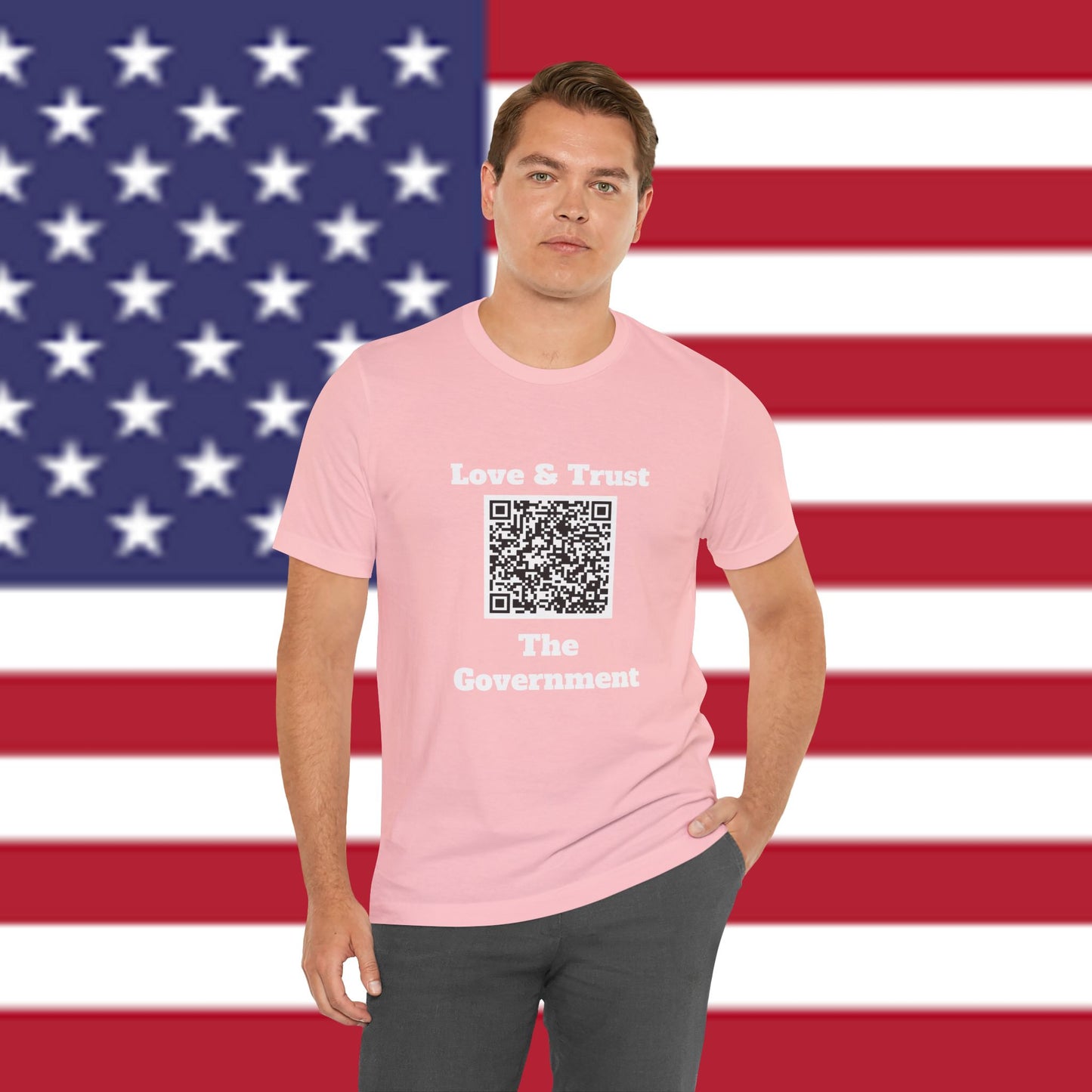 Love & Trust The Government Unisex Short Sleeve Tee