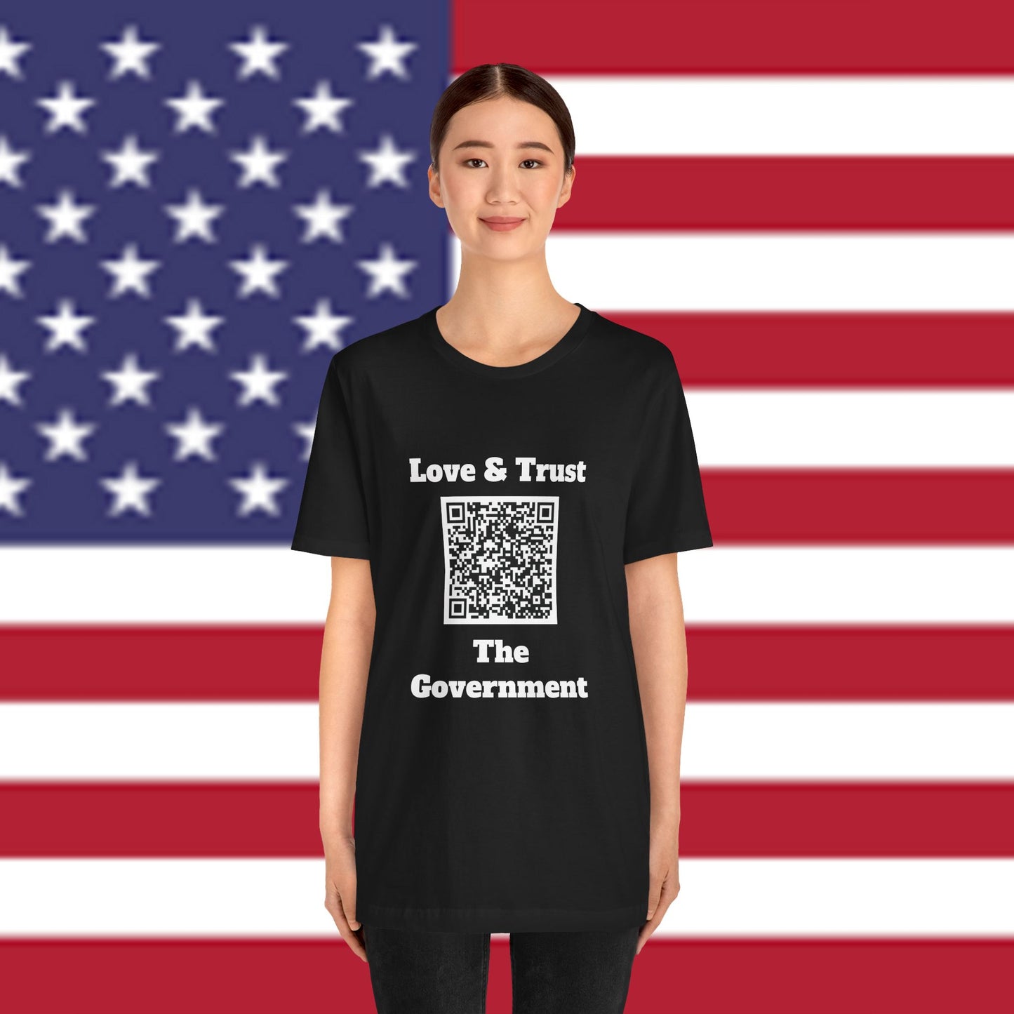 Love & Trust The Government Unisex Short Sleeve Tee