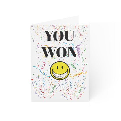 You Won! Greeting Cards