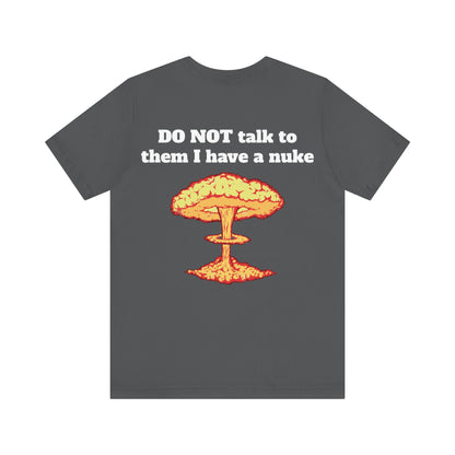 I Heart My Partner Nuke Unisex Short Sleeve Tee