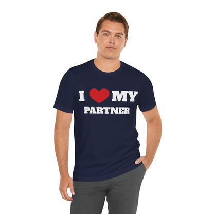 I Heart My Partner They Have Nukes Unisex Short Sleeve Tee