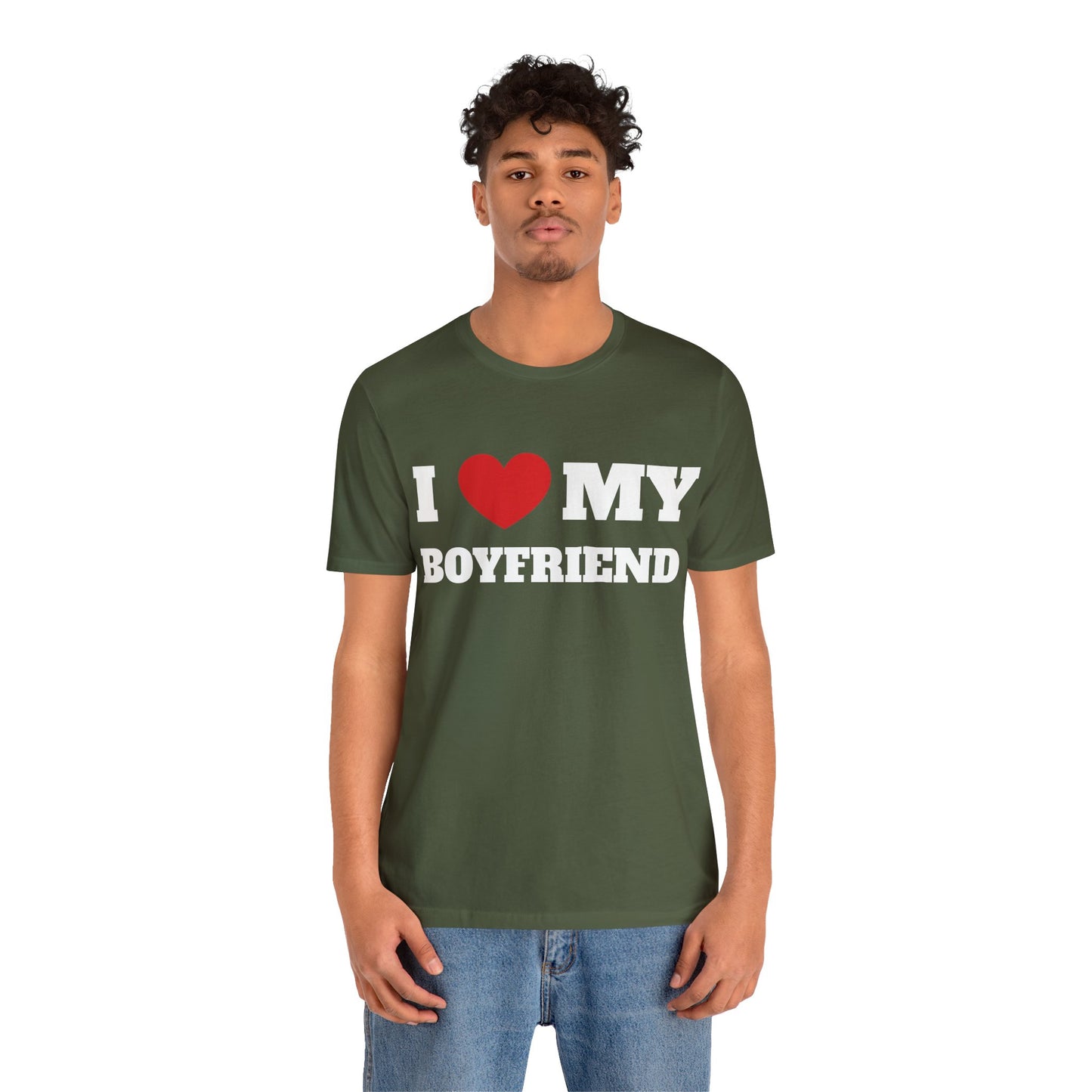 I Heart My BF Unisex Short Sleeve Tee