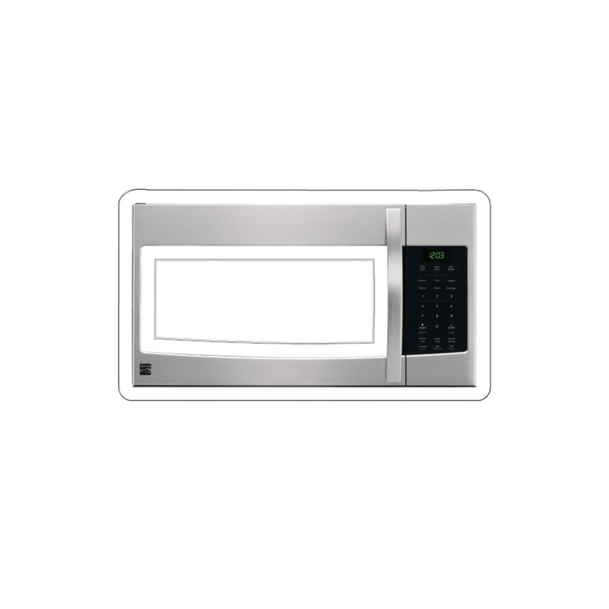 Transparent Microwave Sticker Die-Cut Stickers