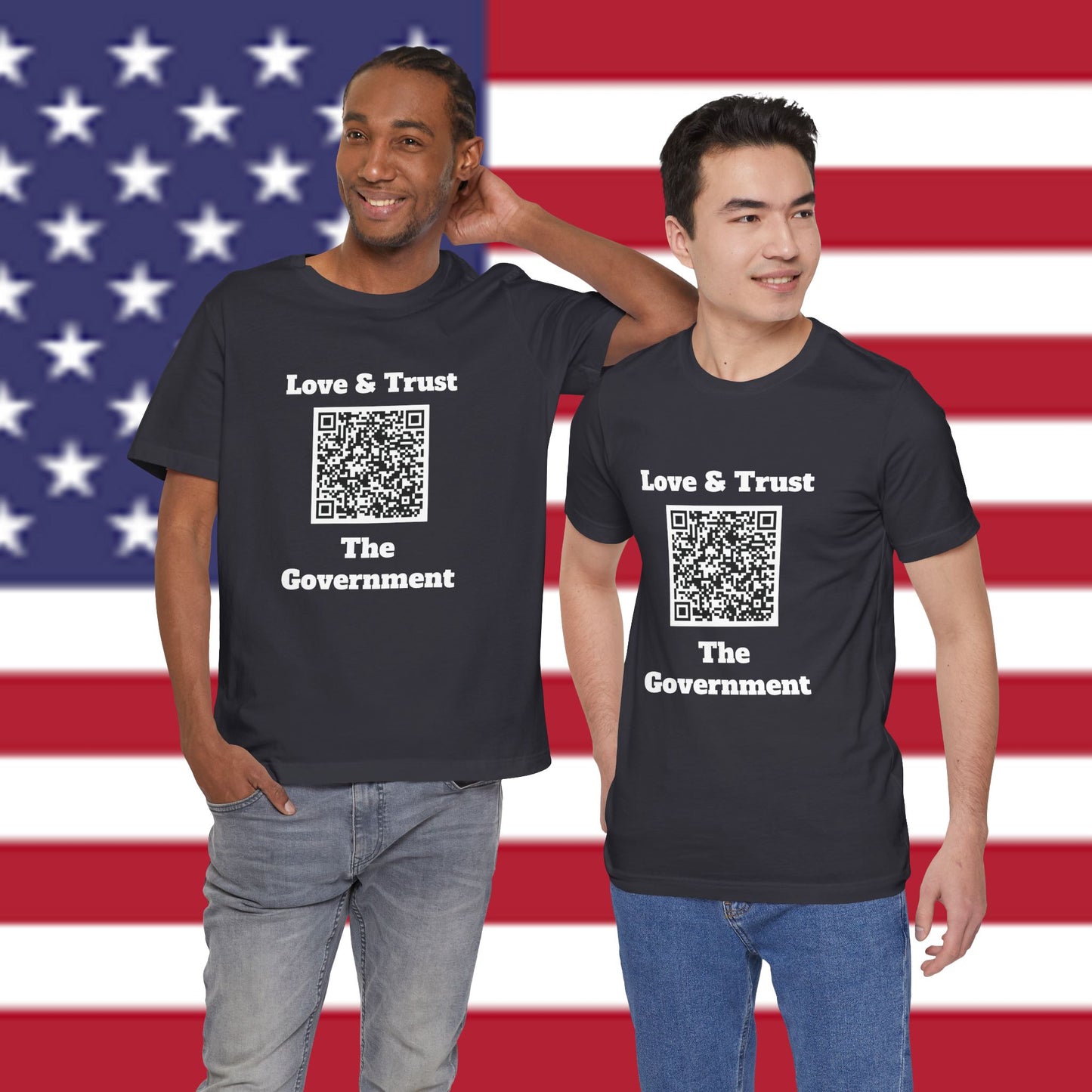 Love & Trust The Government Unisex Short Sleeve Tee
