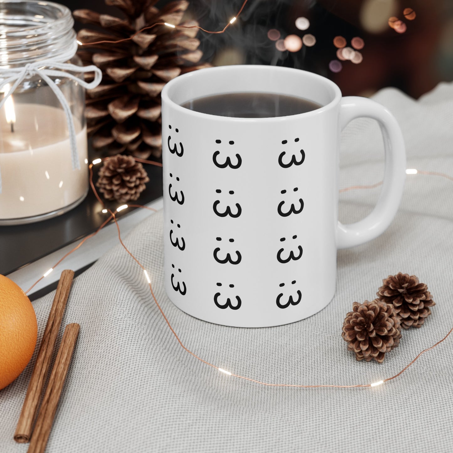 :3 Ceramic Mug, 11oz