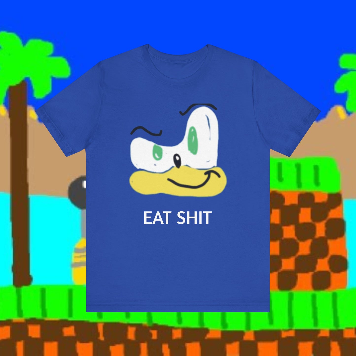 Legally Distinct The Hedgehog Eat Shit Unisex Short Sleeve Tee