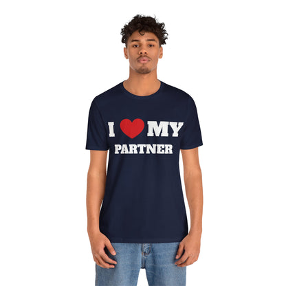 I Heart My Partner They Have Nukes Unisex Short Sleeve Tee