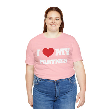 I Heart My Partner They Have Nukes Unisex Short Sleeve Tee