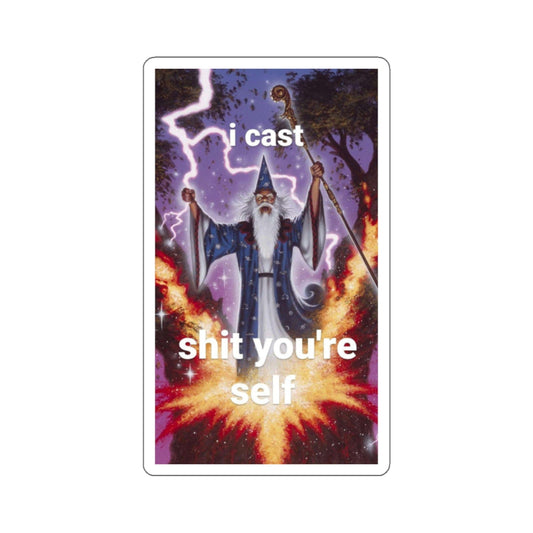 Evil Wizard Die-Cut Stickers