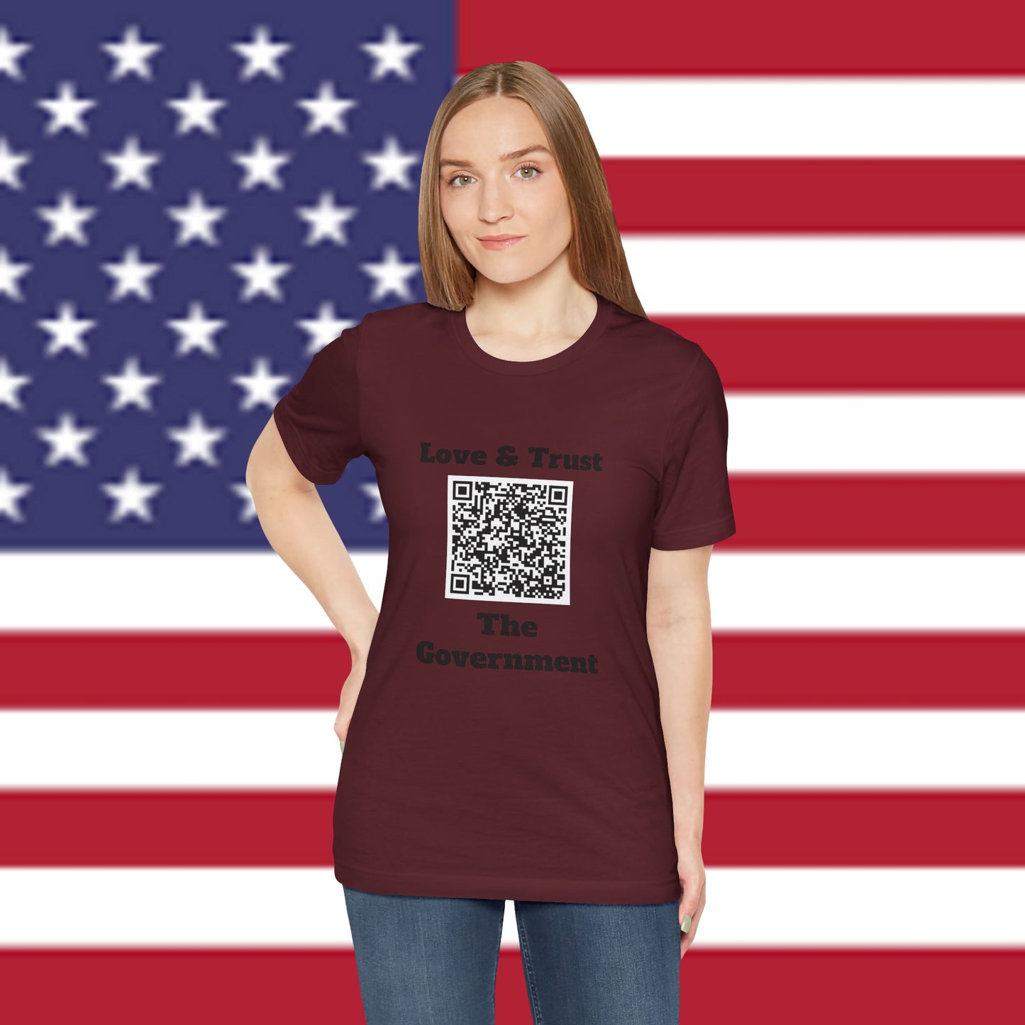 Love & Trust The Government Unisex Short Sleeve Tee