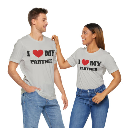 I Heart My Partner They Have Nukes Unisex Short Sleeve Tee