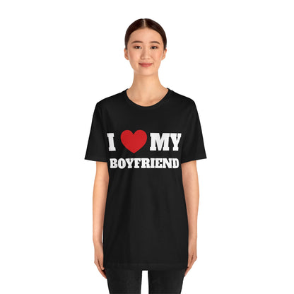 I Heart My BF Unisex Short Sleeve Tee