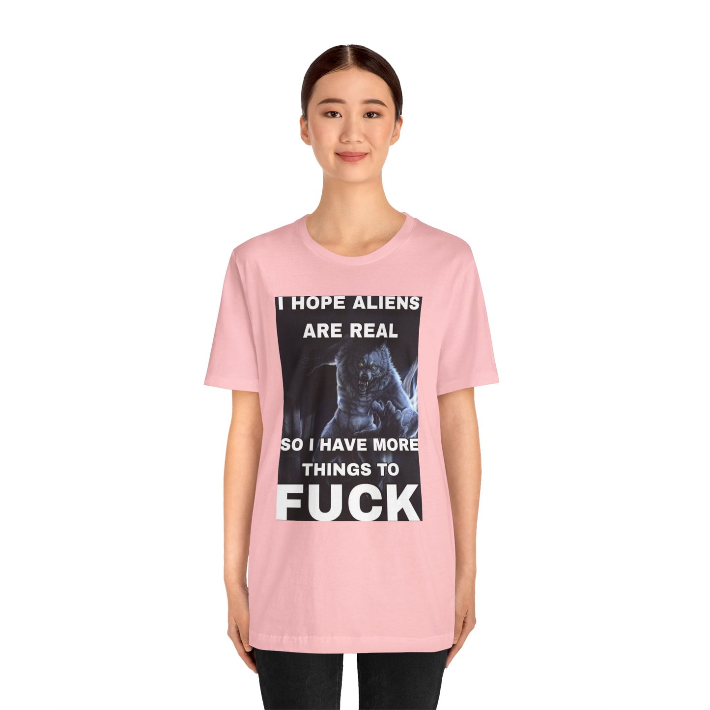 I Hope Aliens Are Real Unisex Short Sleeve Tee