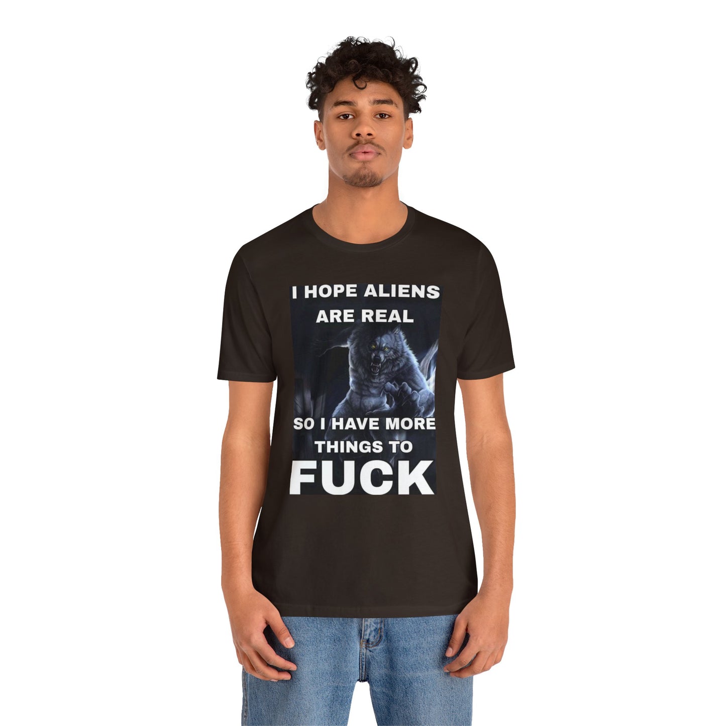 I Hope Aliens Are Real Unisex Short Sleeve Tee