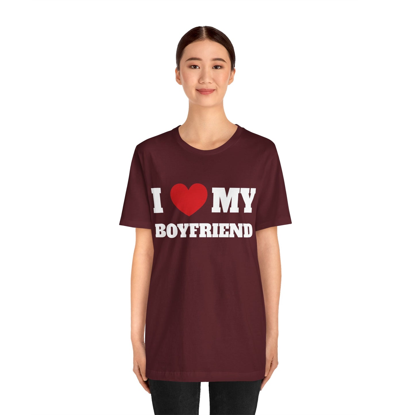 I Heart My BF Unisex Short Sleeve Tee