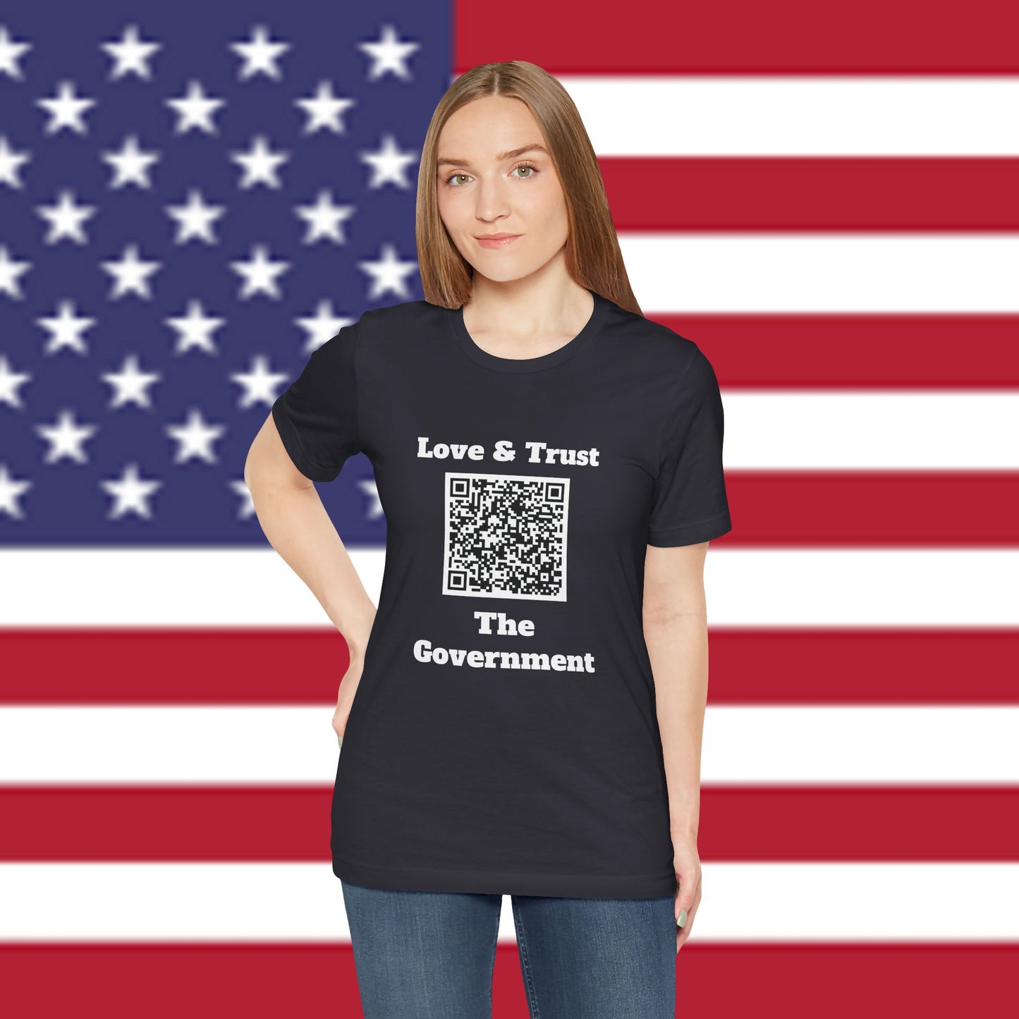 Love & Trust The Government Unisex Short Sleeve Tee