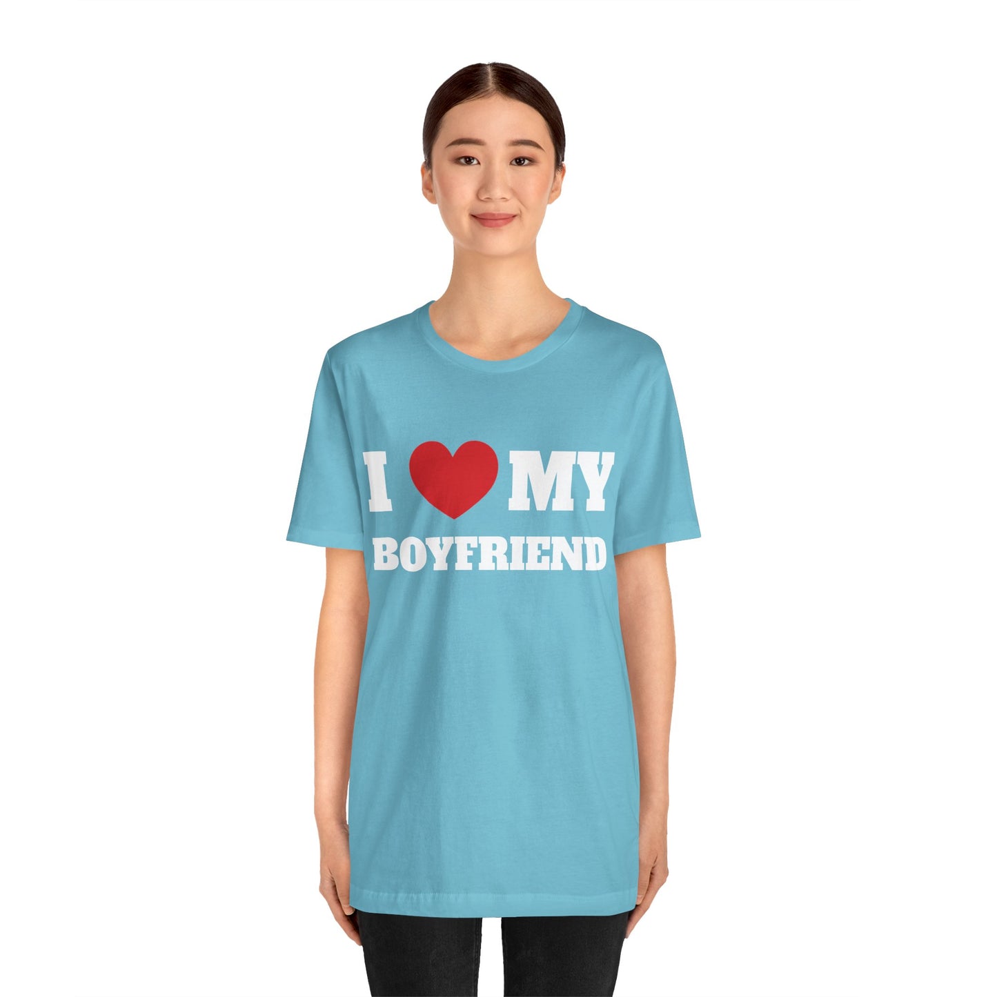 I Heart My BF Unisex Short Sleeve Tee