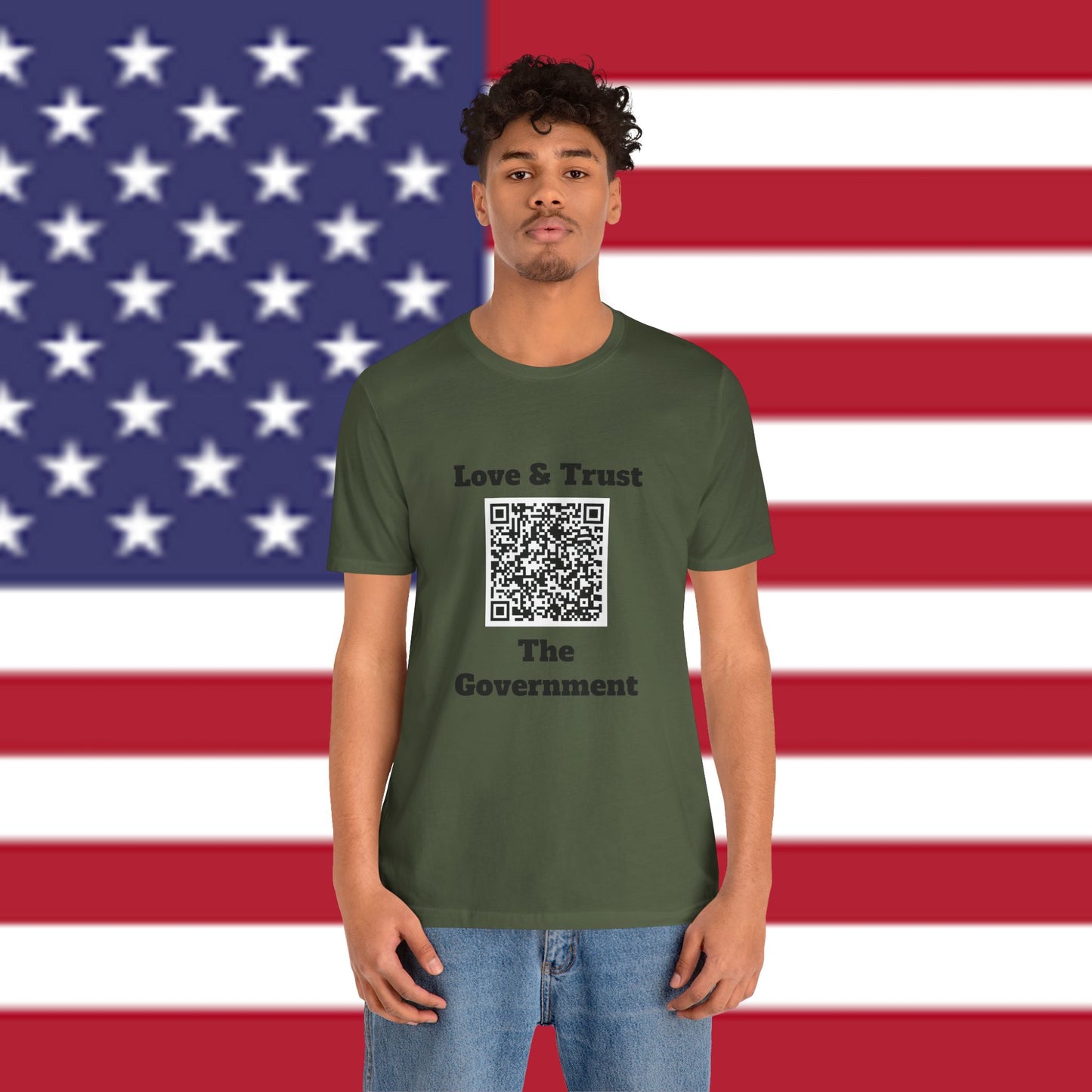 Love & Trust The Government Unisex Short Sleeve Tee
