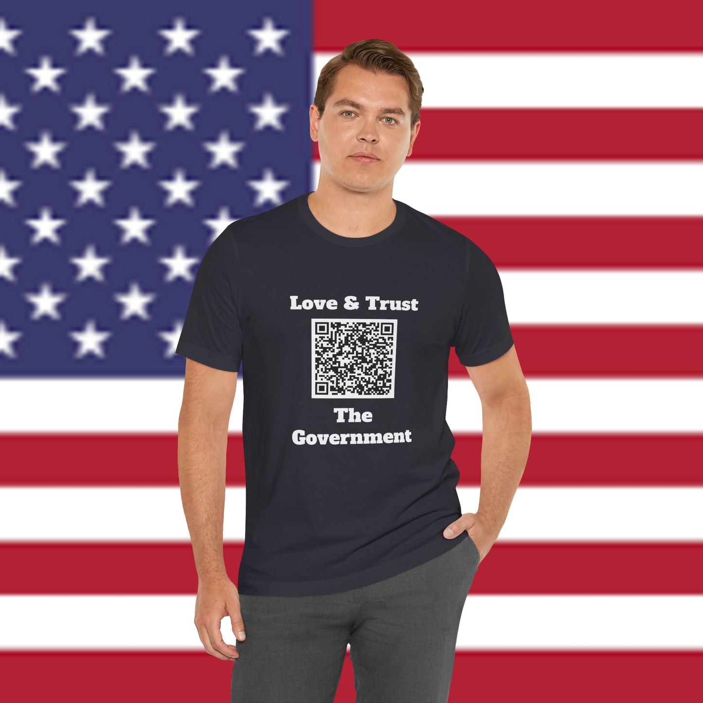 Love & Trust The Government Unisex Short Sleeve Tee