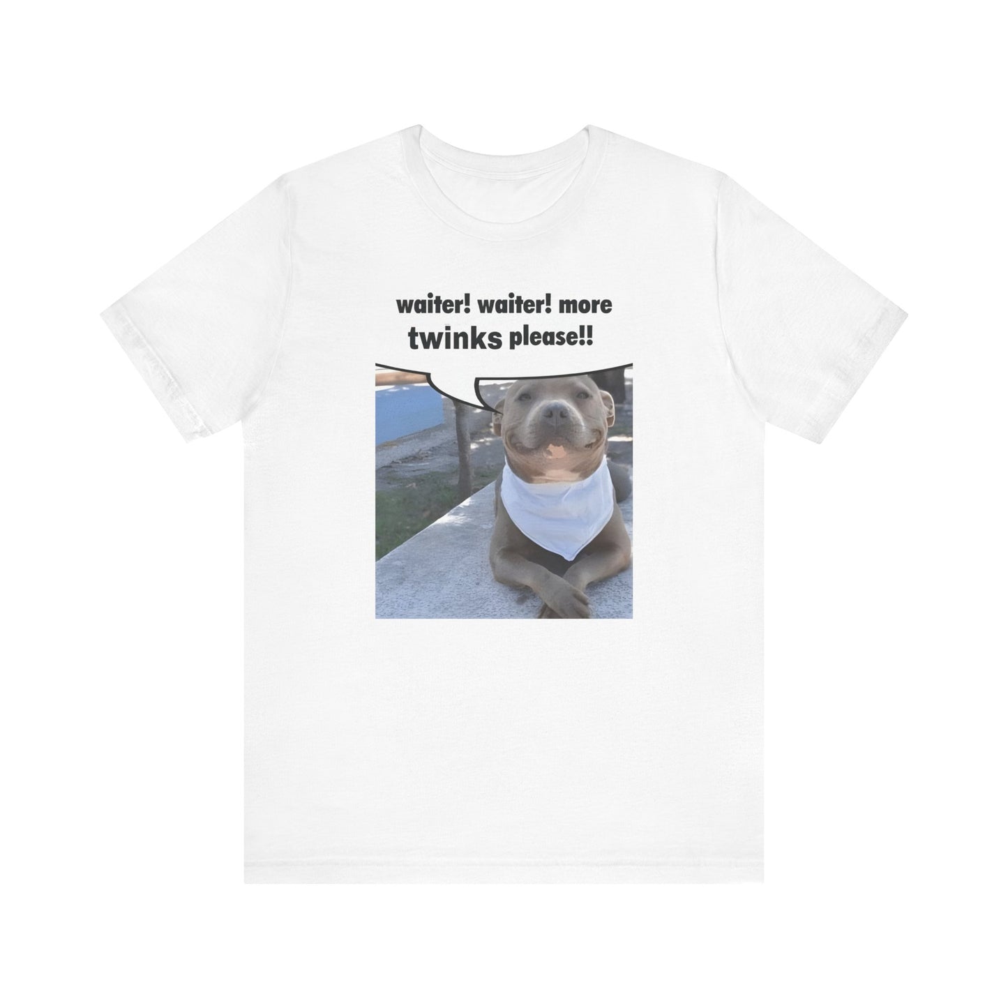 Waiter! More Twinks Please! Unisex Short Sleeve Tee Shirt