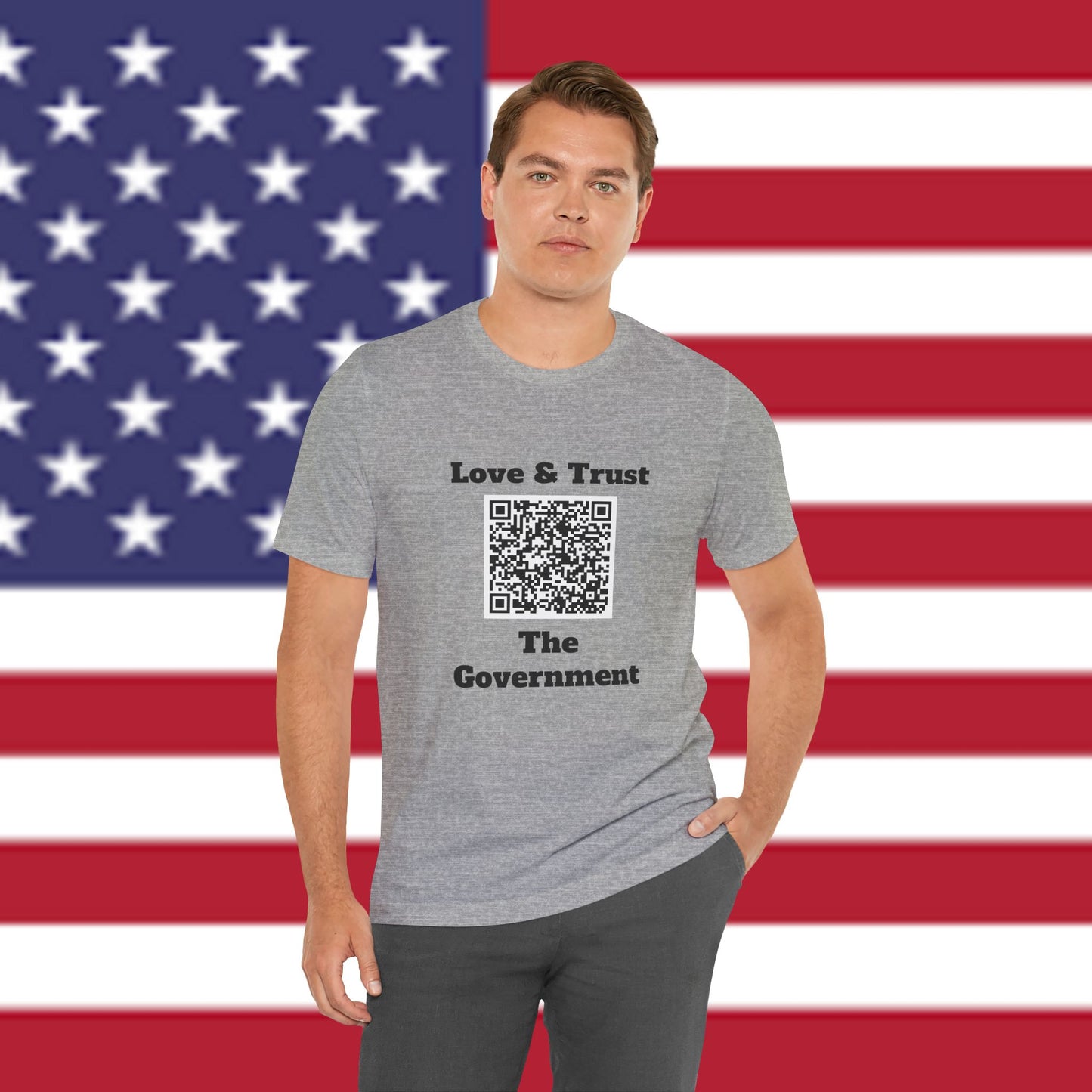 Love & Trust The Government Unisex Short Sleeve Tee
