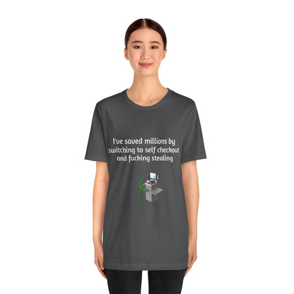 Self Checkout Unisex Short Sleeve Tee