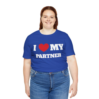 I Heart My Partner They Have Nukes Unisex Short Sleeve Tee