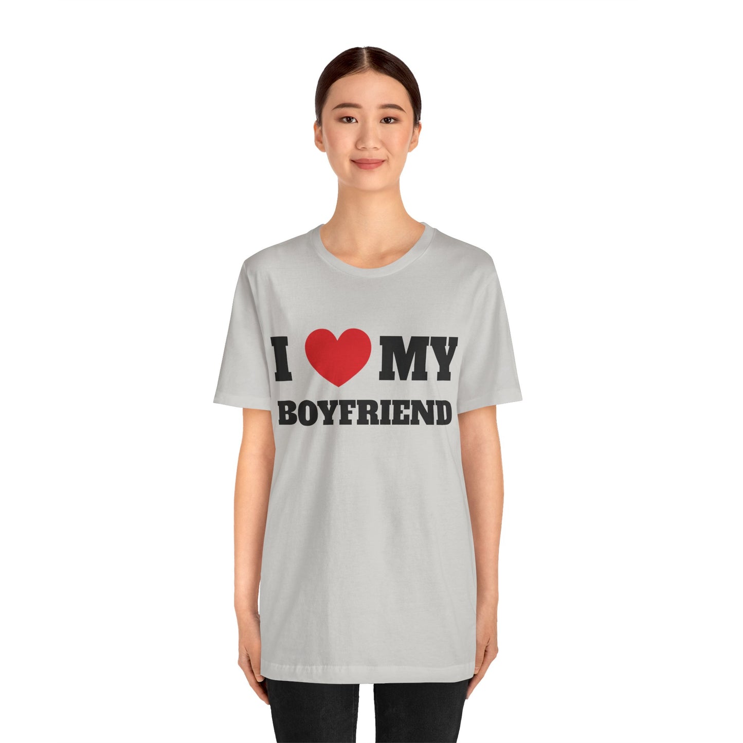 I Heart My BF Unisex Short Sleeve Tee