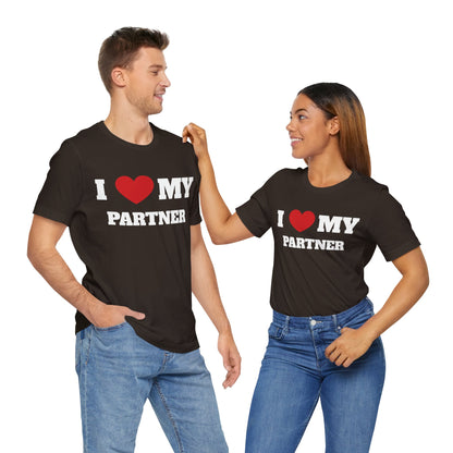 I Heart My Partner They Have Nukes Unisex Short Sleeve Tee