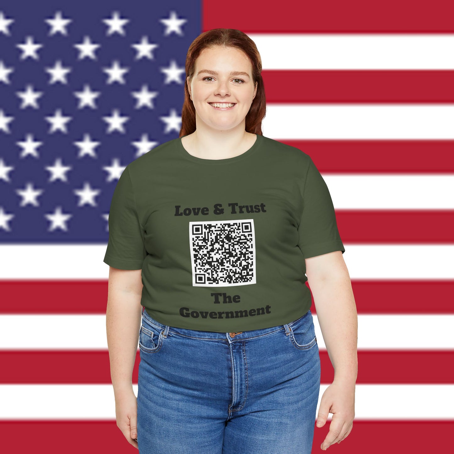 Love & Trust The Government Unisex Short Sleeve Tee
