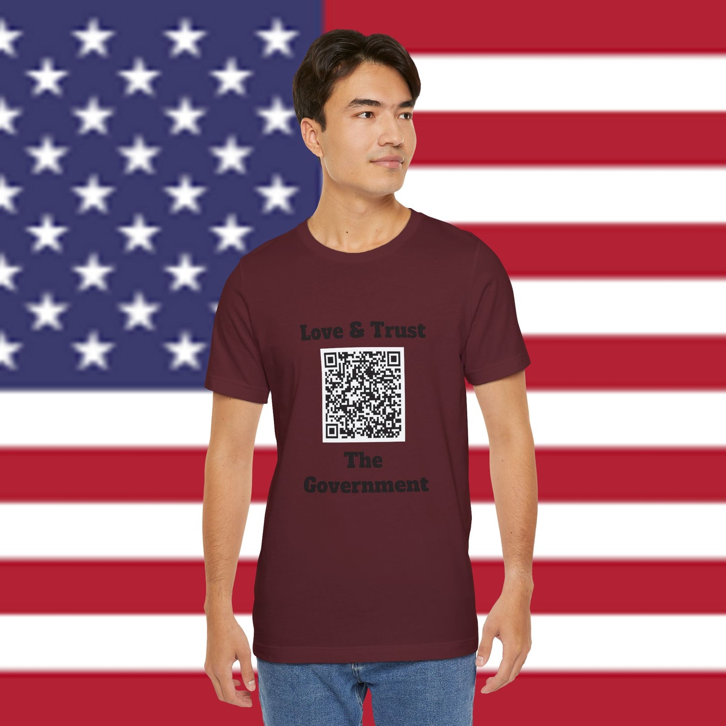 Love & Trust The Government Unisex Short Sleeve Tee