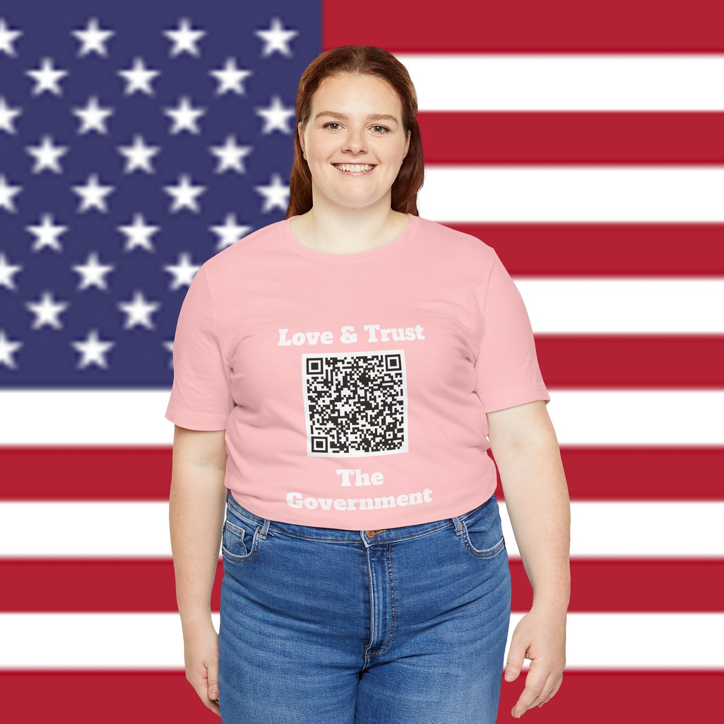 Love & Trust The Government Unisex Short Sleeve Tee