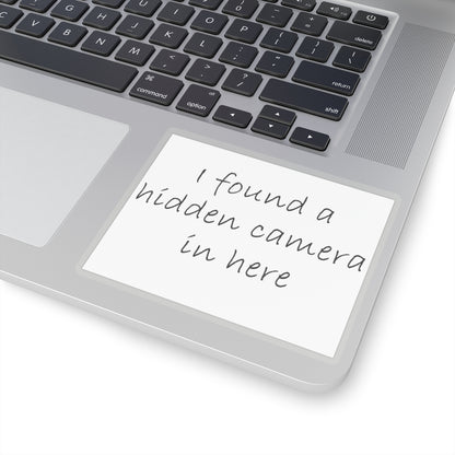 Hidden Camera Kiss-Cut Stickers