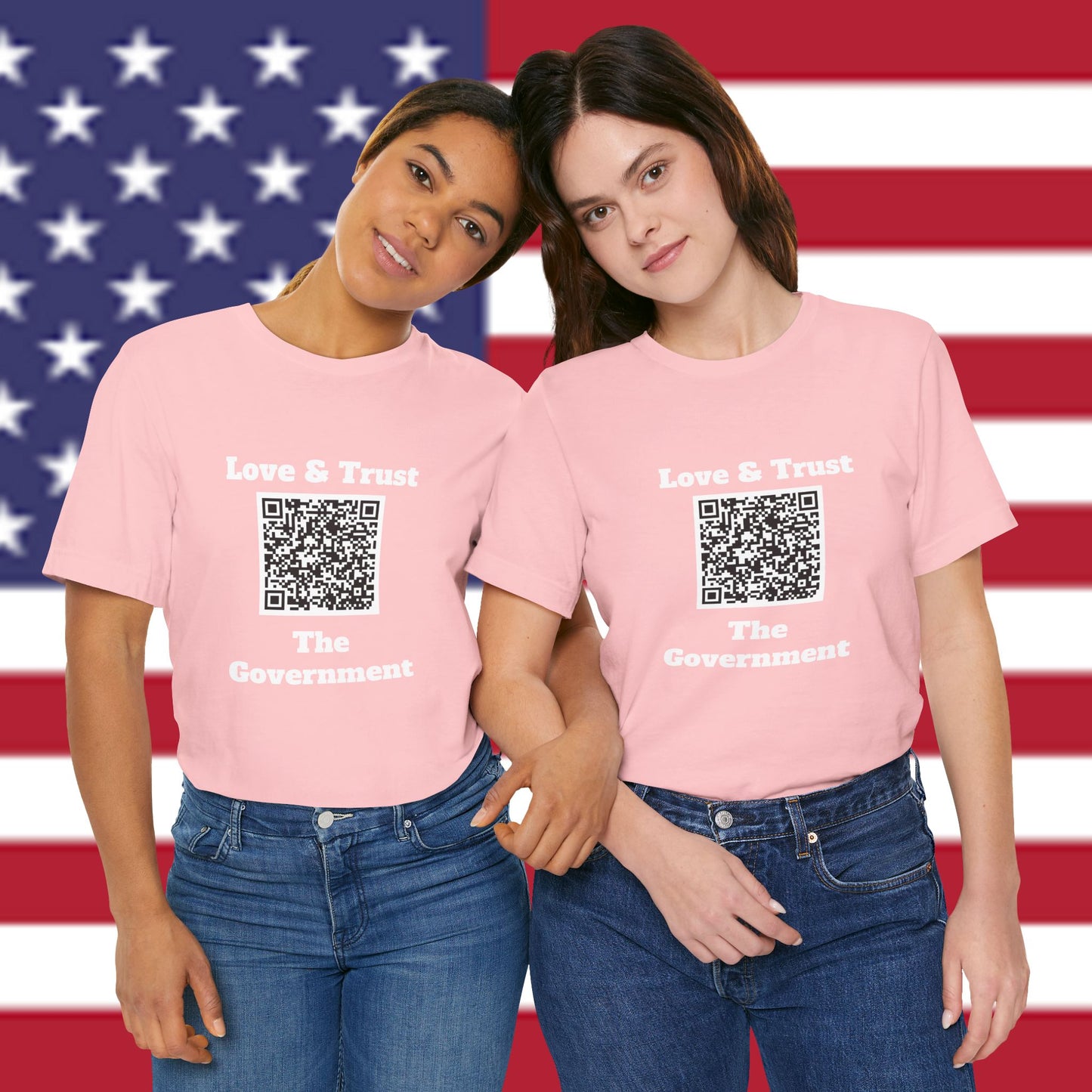 Love & Trust The Government Unisex Short Sleeve Tee
