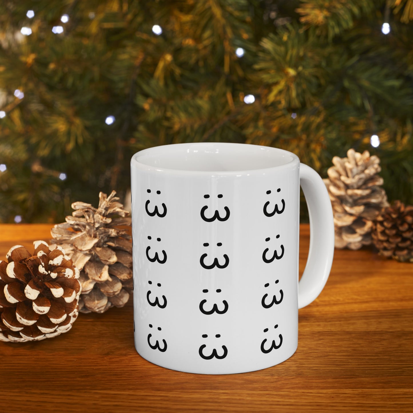 :3 Ceramic Mug, 11oz