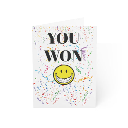 You Won! Greeting Cards