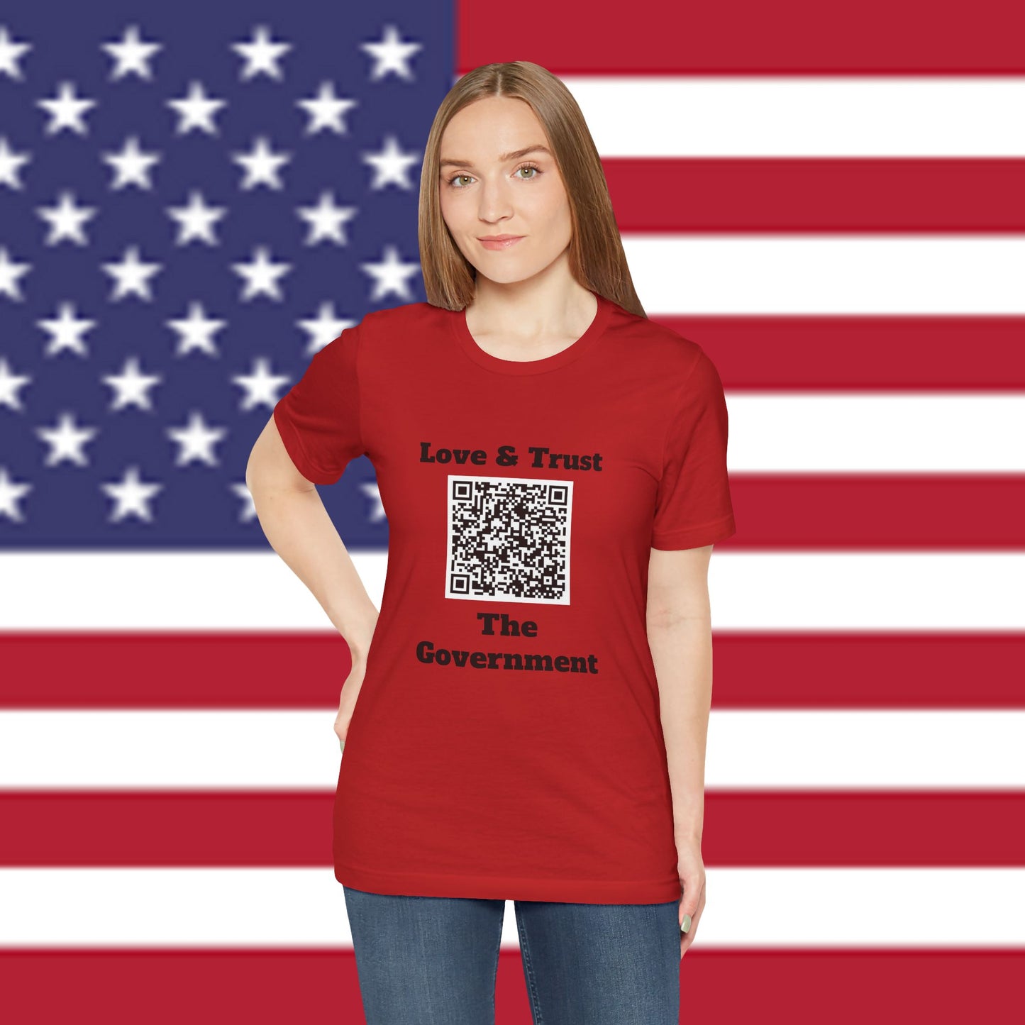 Love & Trust The Government Unisex Short Sleeve Tee