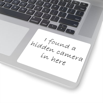 Hidden Camera Kiss-Cut Stickers